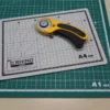Cutting Mat Set - 2 Green Self-Healing Cutting Mats + 45mm Rotary Cutter - Image 3