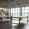 Heavy Duty MOBILE Metal Workbench with Roll Dispenser - Image 9