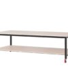Heavy Duty MOBILE Metal Workbench with Undershelf - Image 4