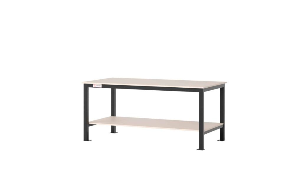 work bench with undershelf