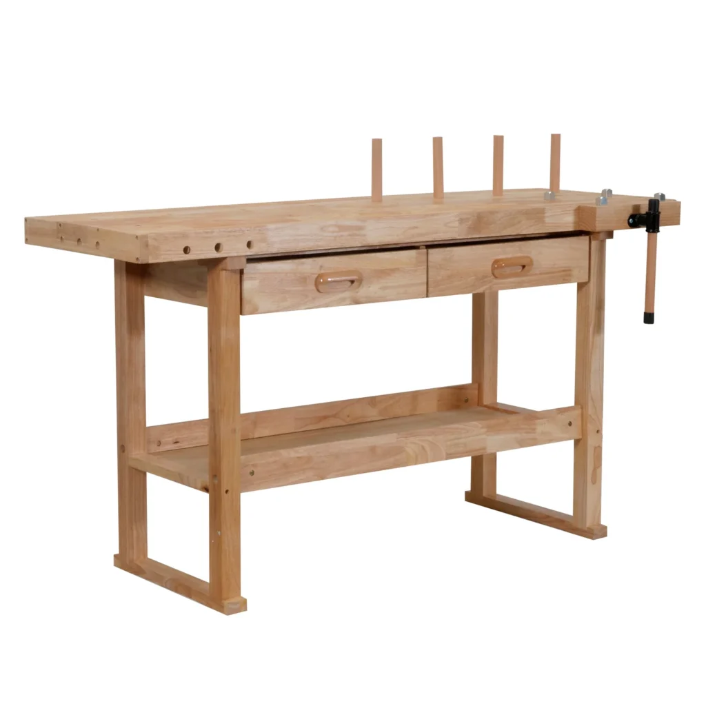 How to Extend the Lifespan of Your Workbench: Maintenance and Care Tips 1 wooden workbench 1520mm with one vice 2 drawers stwb5020 stwb5020a